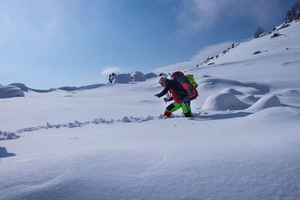 بالصور | متسلقون يتحدون الصعاب على جبال كوردستان